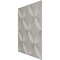 Ekena Millwork 19 5/8in. W x 19 5/8in. H Wallflower EnduraWall Decorative 3D Wall Panel Covers 2.67 Sq. Ft. WP20X20WACGH - alternate 3